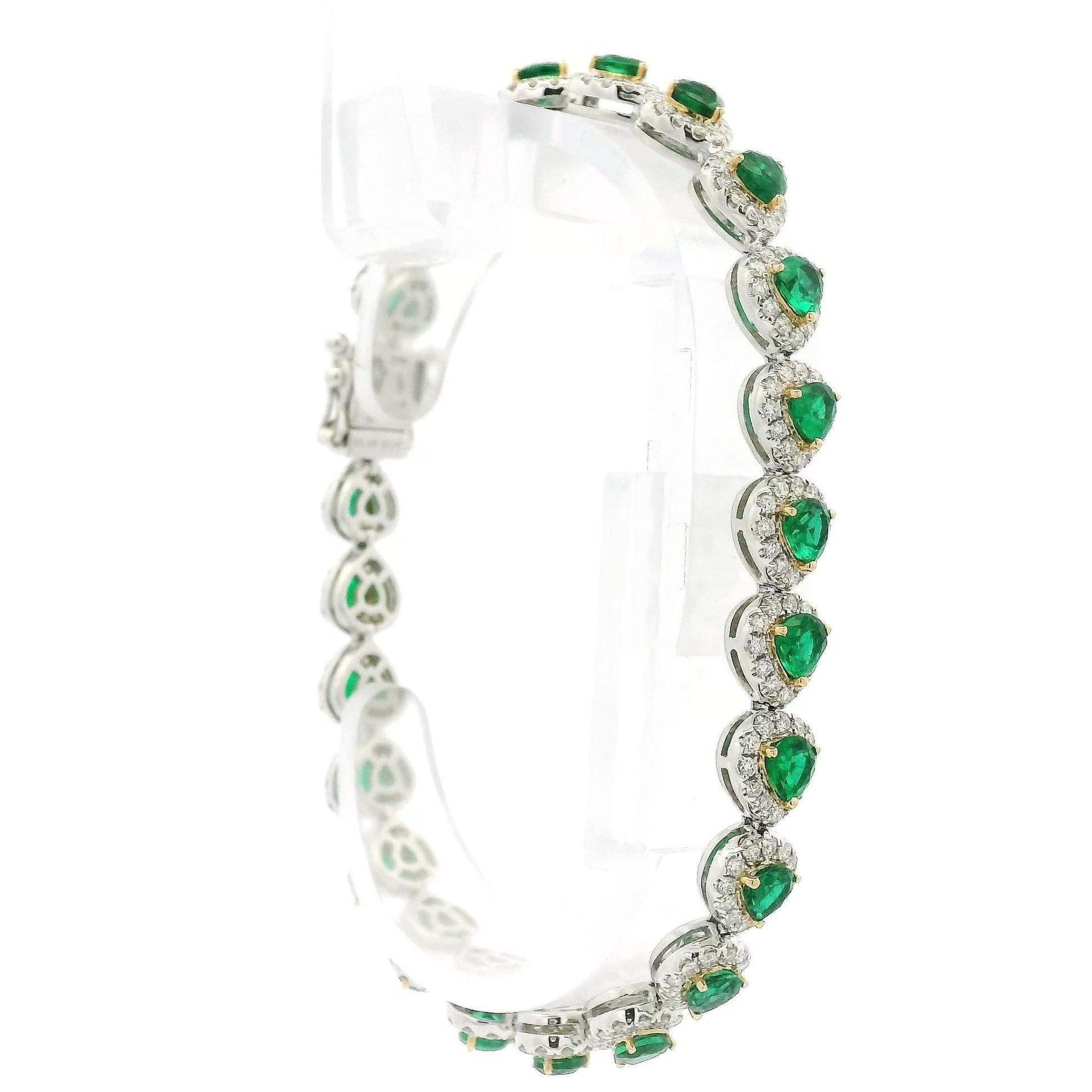 Emerald & Diamond Bracelet - Forever Rox