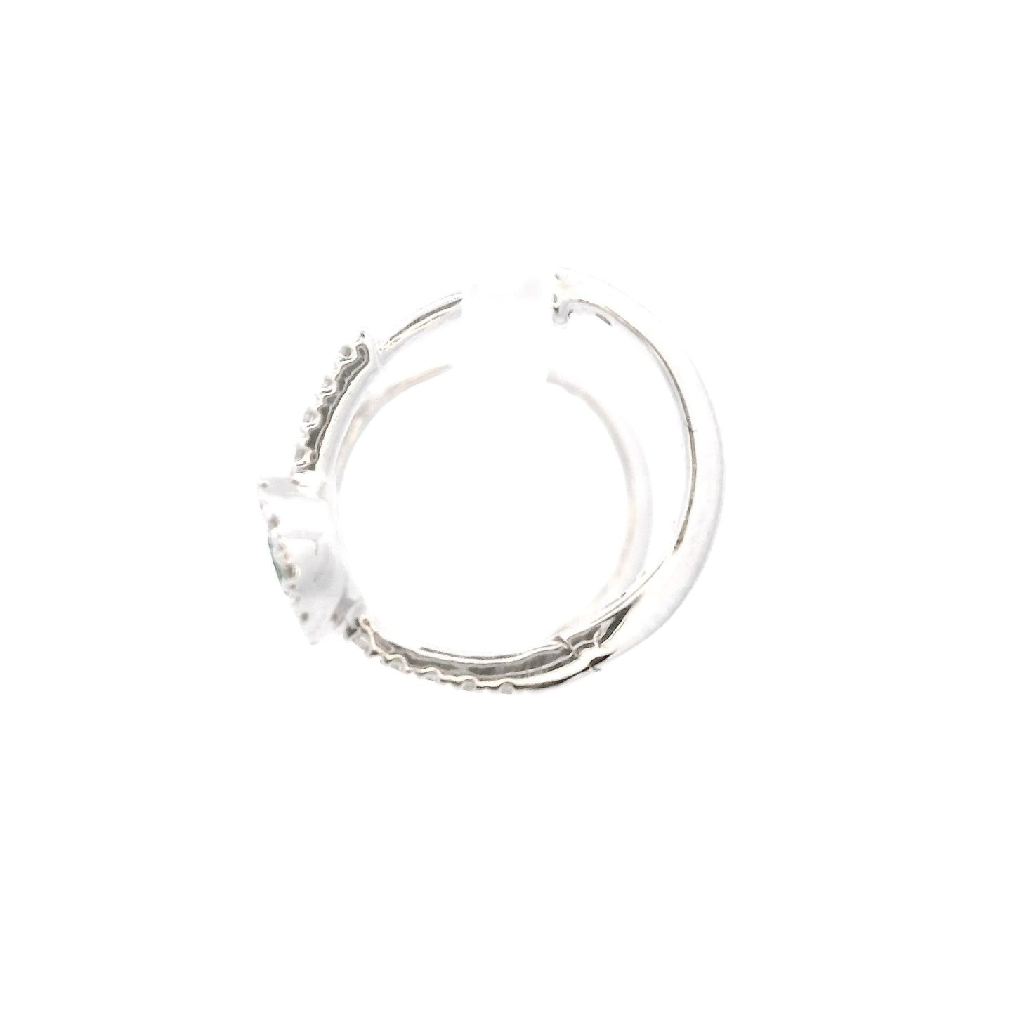 Emerald & Diamond Hoops - Forever Rox