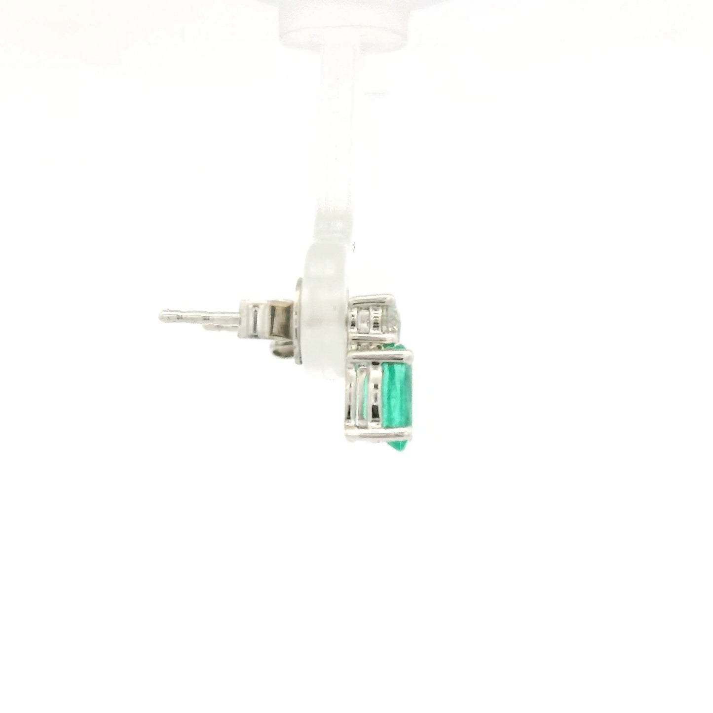 Emerald & Diamond Studs - Forever Rox