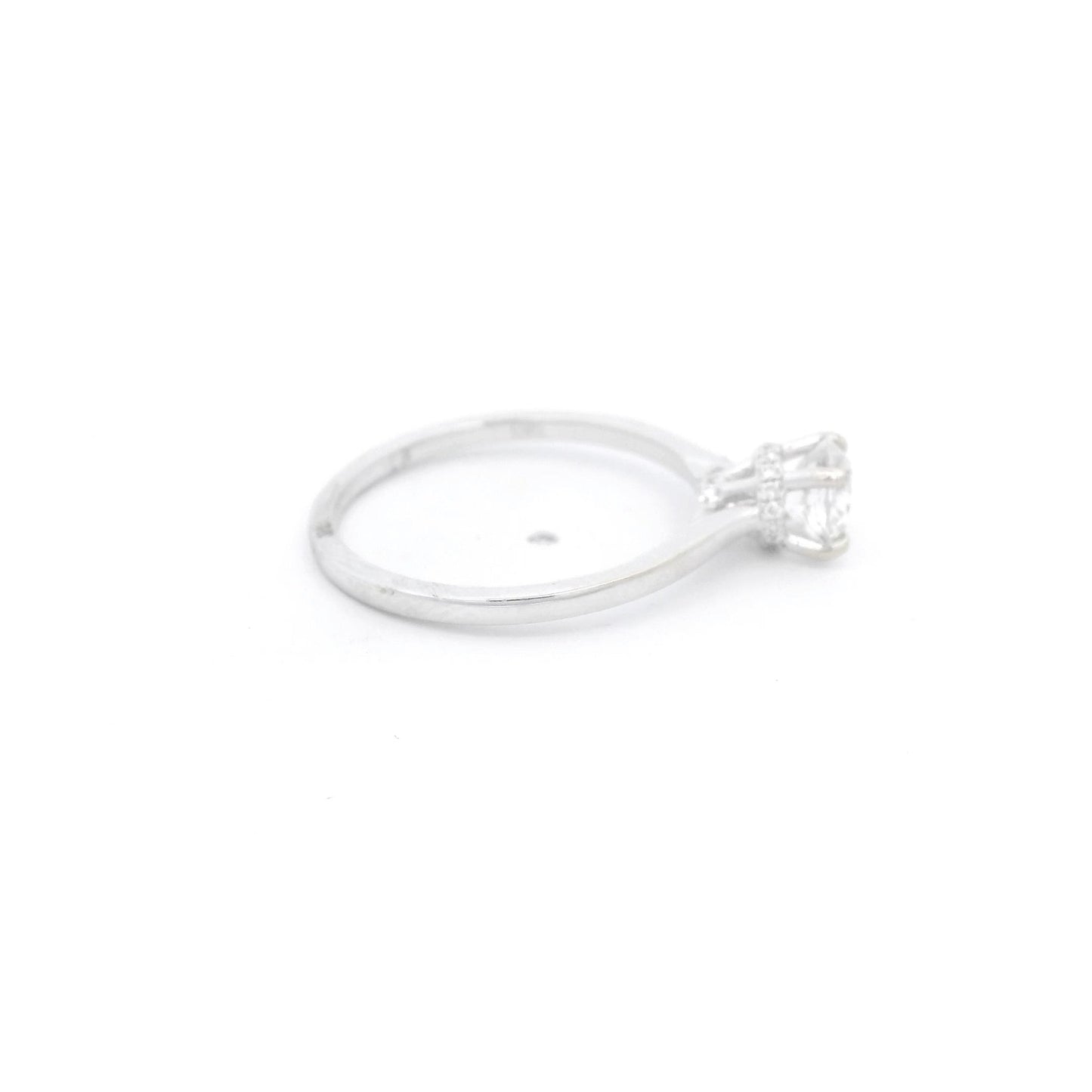 European Cut Diamond Bridal Ring - Forever Rox Fine Jewelry