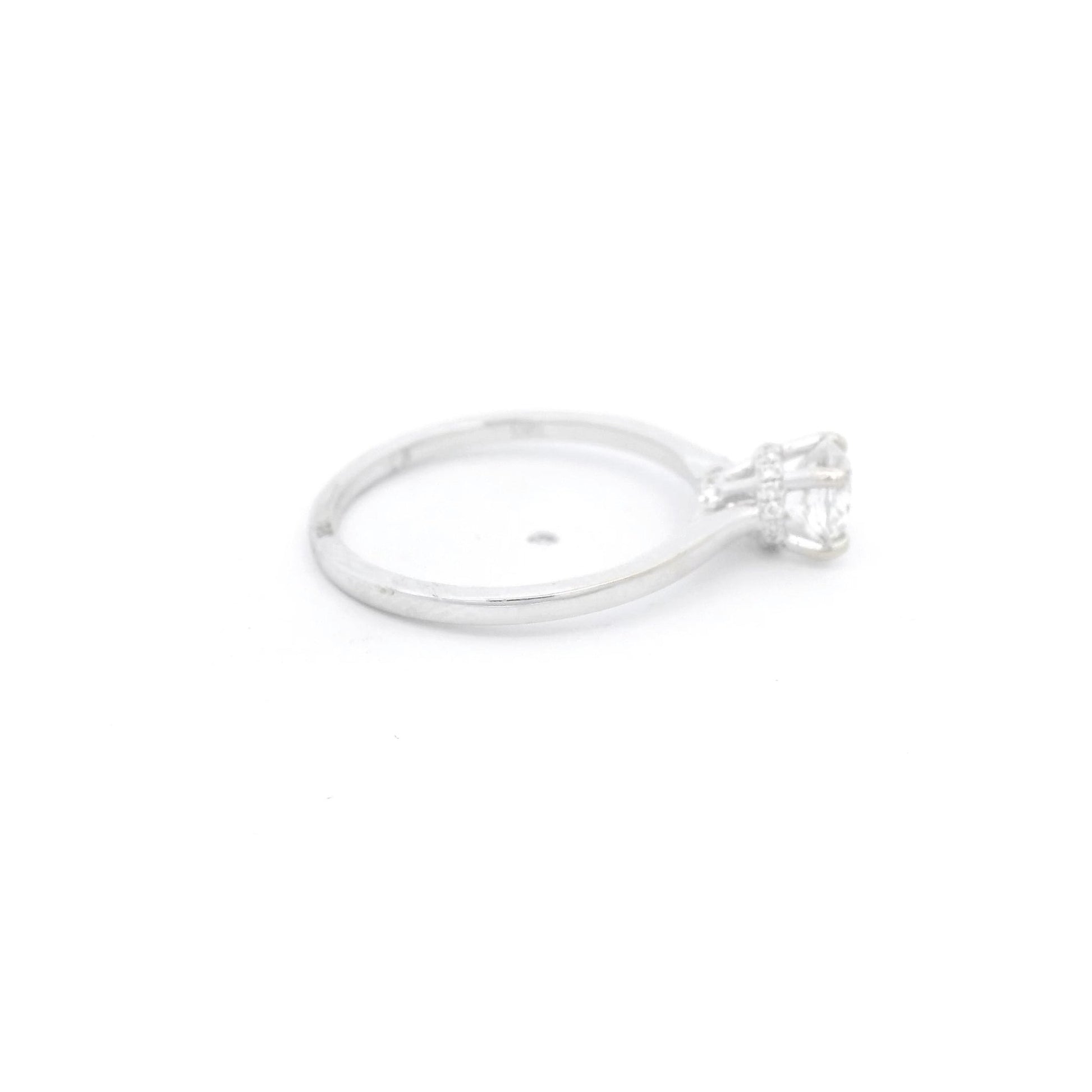 European Cut Diamond Bridal Ring - Forever Rox Fine Jewelry