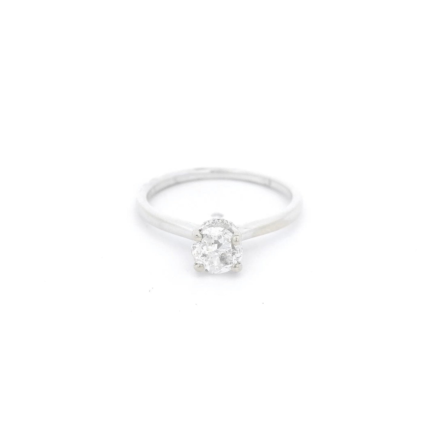 European Cut Diamond Bridal Ring - Forever Rox Fine Jewelry
