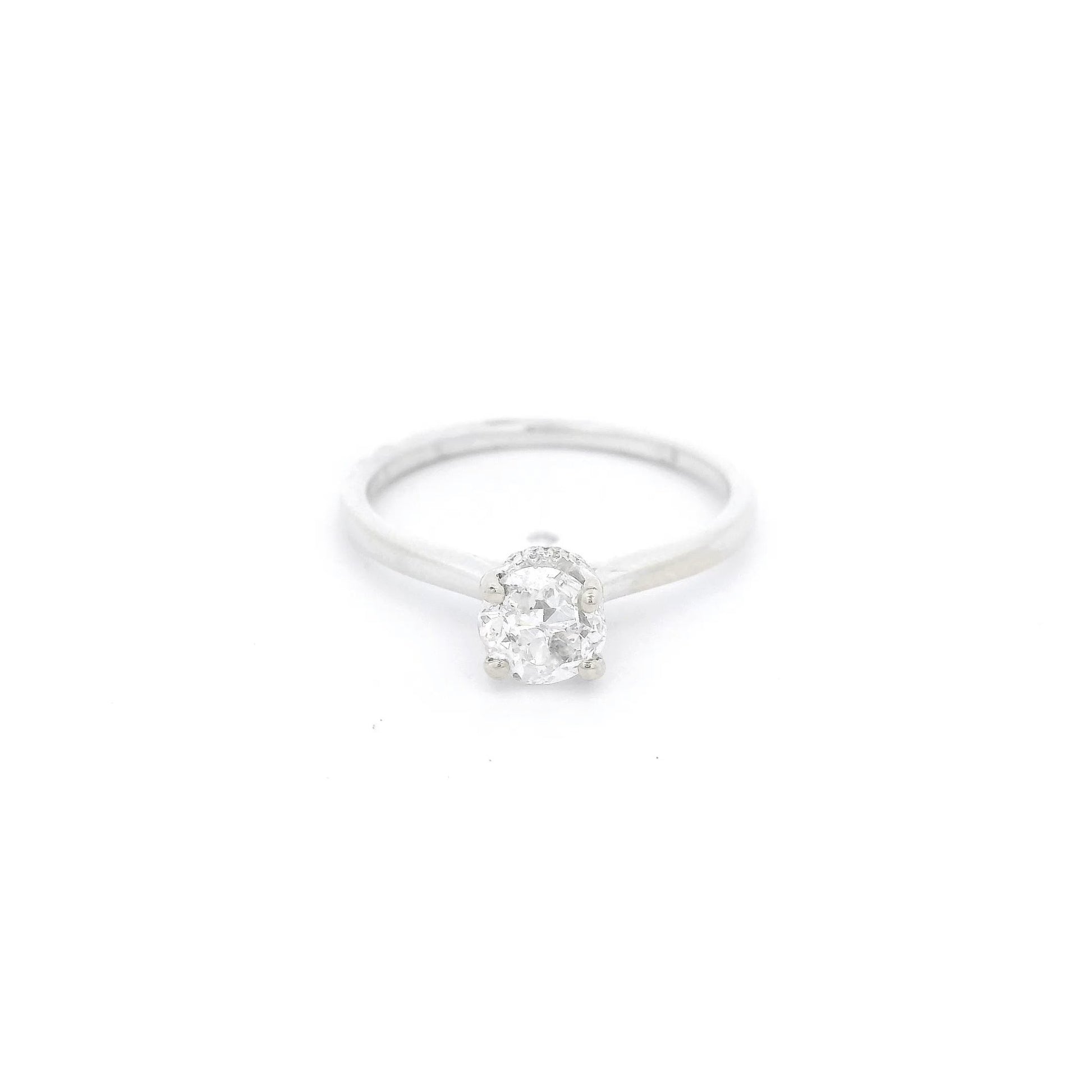 European Cut Diamond Bridal Ring - Forever Rox Fine Jewelry