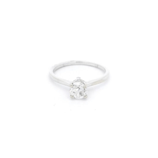 European Cut Diamond Bridal Ring - Forever Rox Fine Jewelry