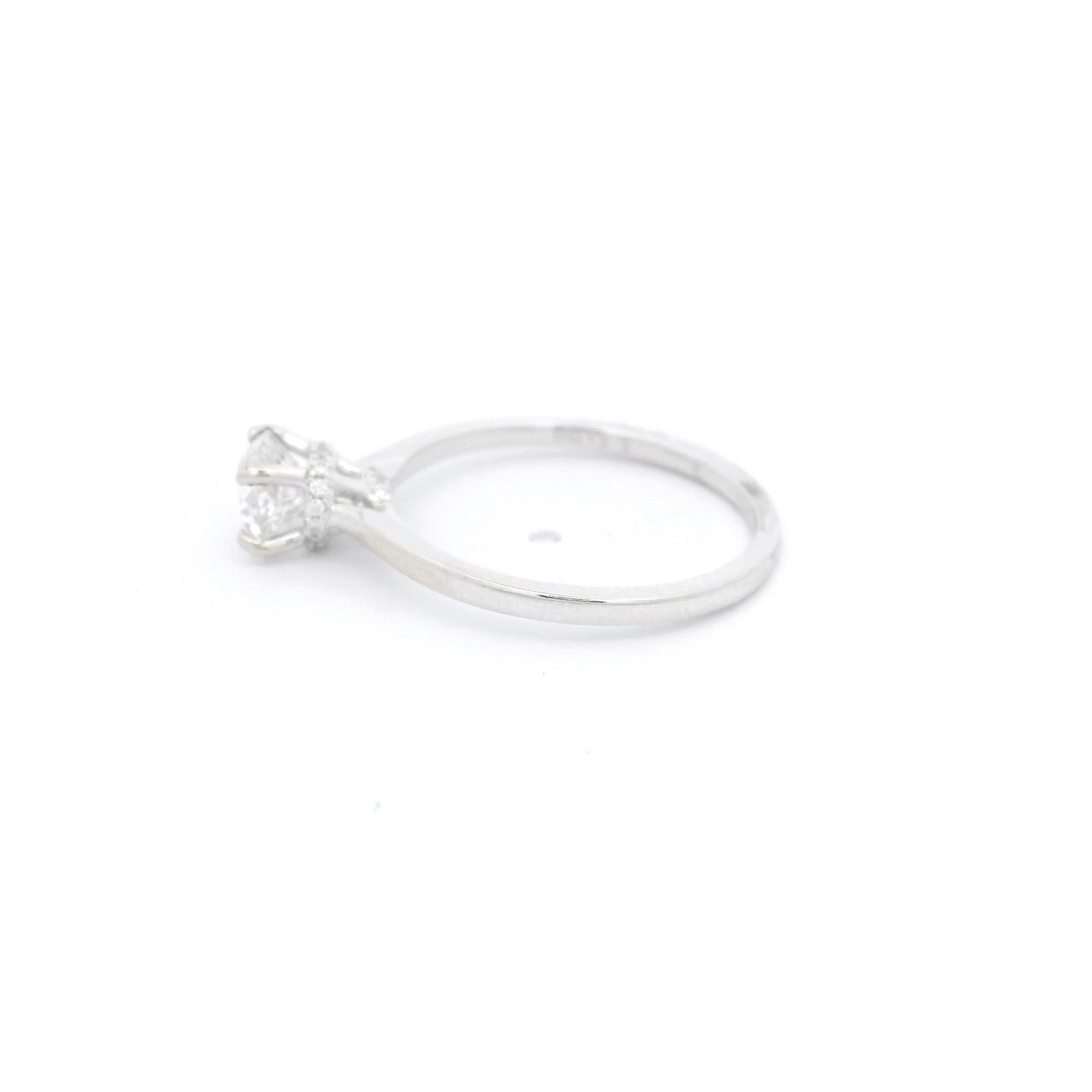 European Cut Diamond Bridal Ring - Forever Rox Fine Jewelry
