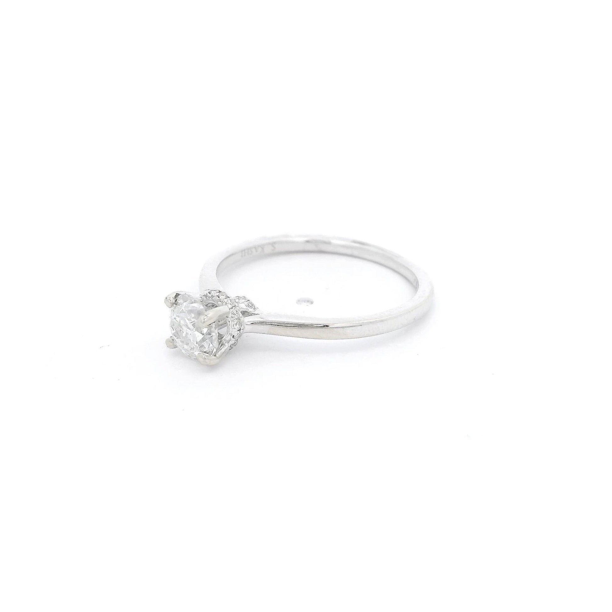 European Cut Diamond Bridal Ring - Forever Rox Fine Jewelry
