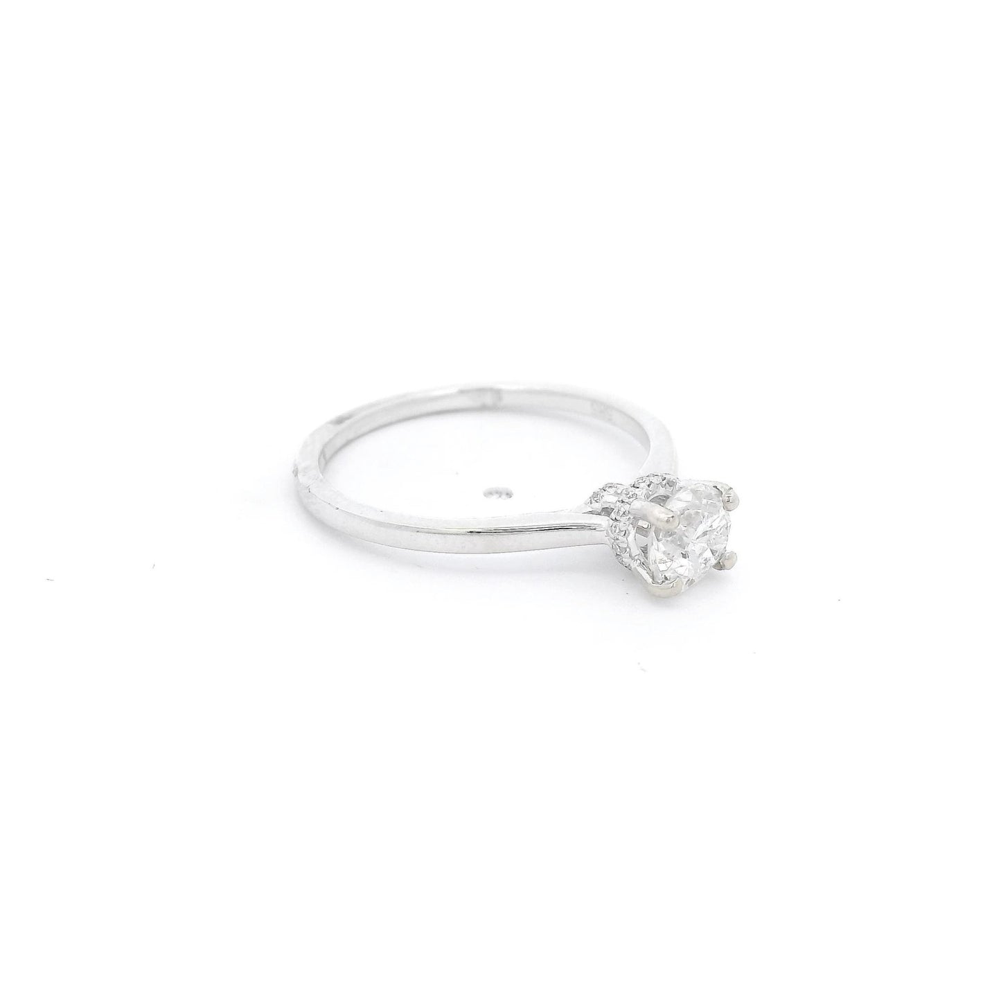 European Cut Diamond Bridal Ring - Forever Rox Fine Jewelry