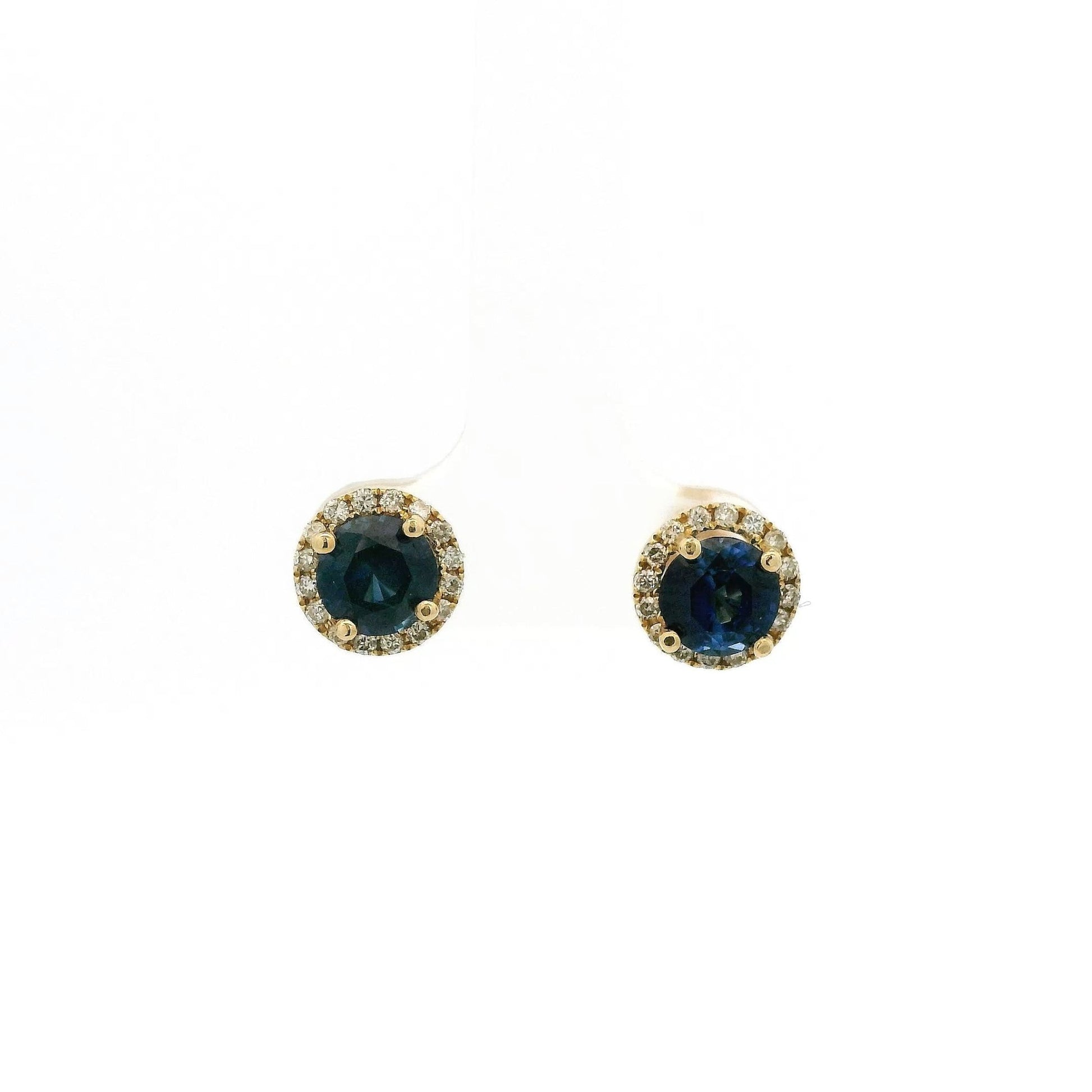Extra Fine Sapphire & Diamond Studs - Forever Rox Fine Jewelry