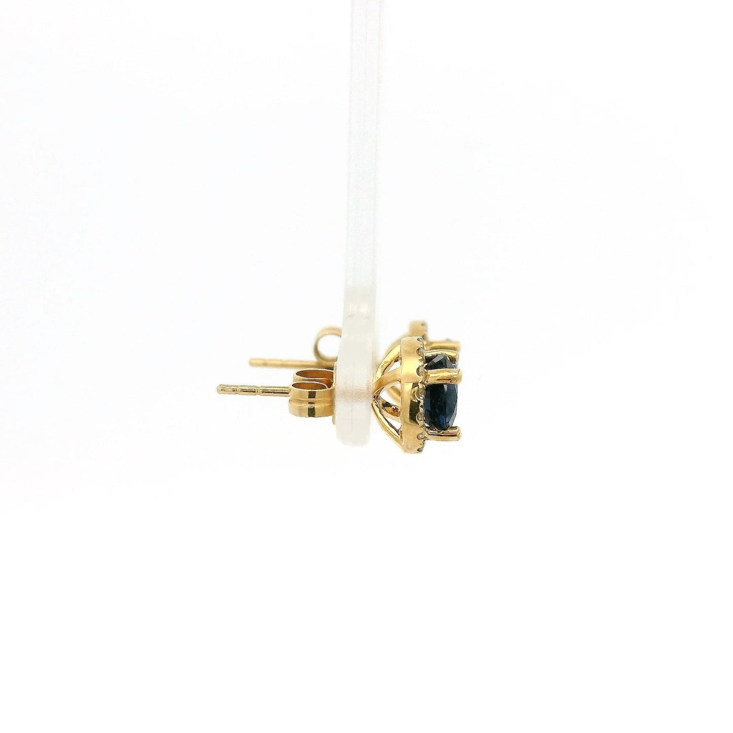 Extra Fine Sapphire & Diamond Studs - Forever Rox Fine Jewelry