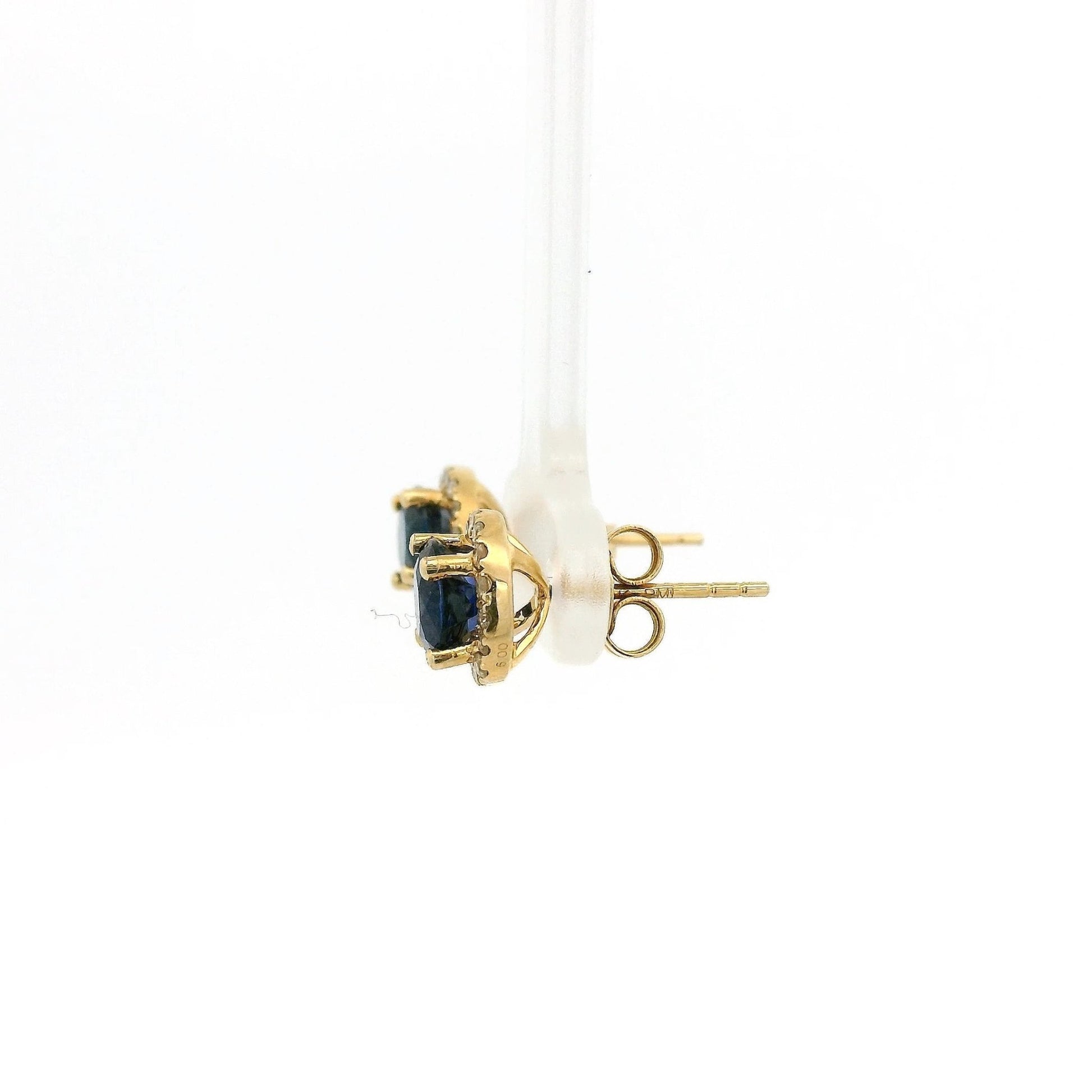Extra Fine Sapphire & Diamond Studs - Forever Rox Fine Jewelry