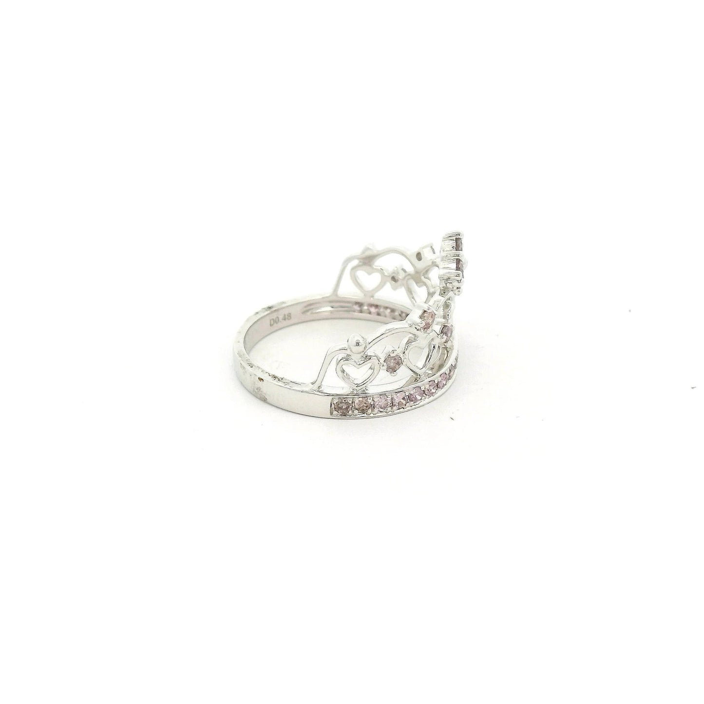 Fancy Pink Diamonds Crown Ring - Forever Rox Fine Jewelry