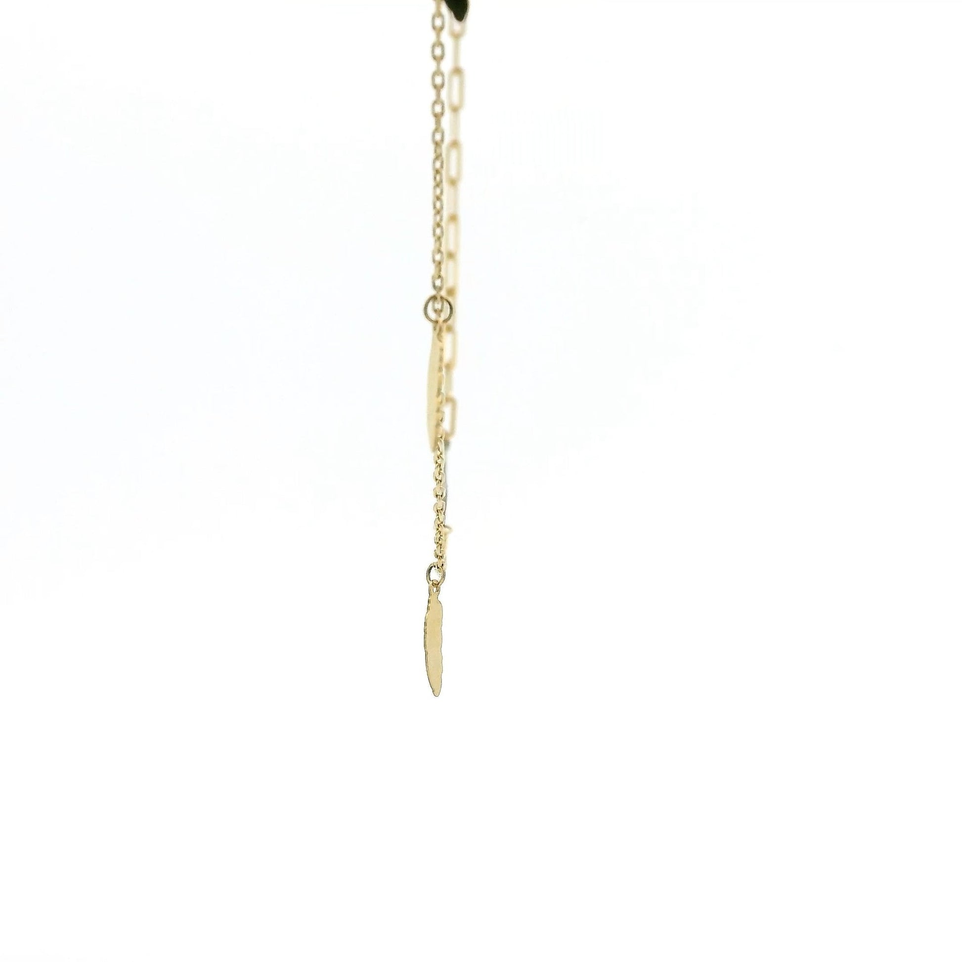 Feather & Wing Split Chain Necklace - Forever Rox