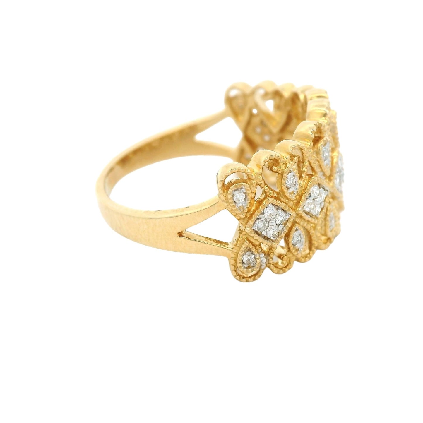 Filigree Diamond Ring - Forever Rox