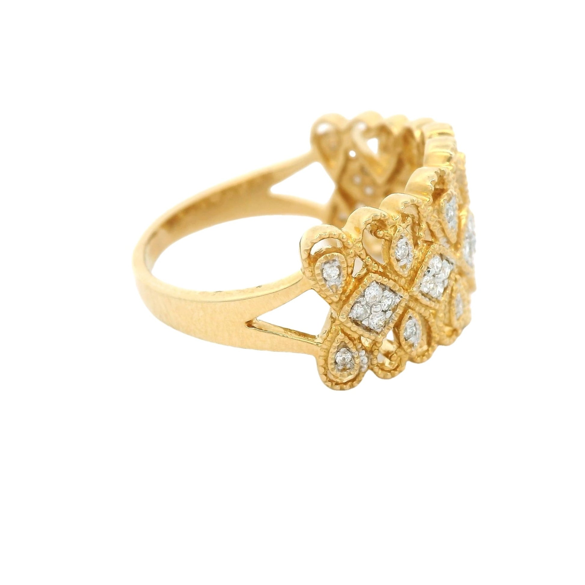 Filigree Diamond Ring - Forever Rox
