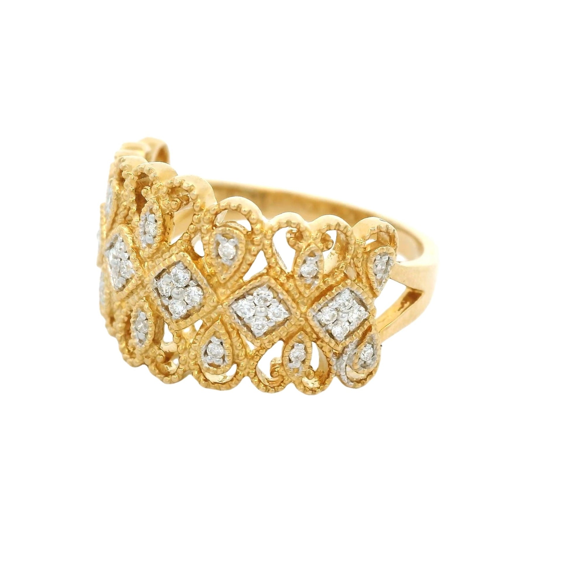 Filigree Diamond Ring - Forever Rox
