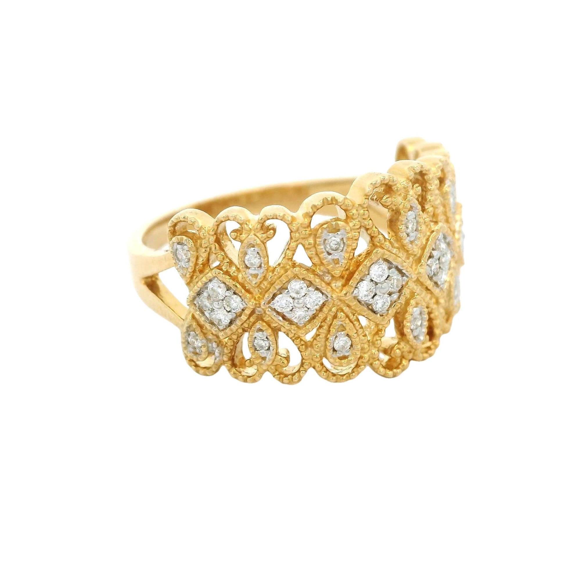 Filigree Diamond Ring - Forever Rox