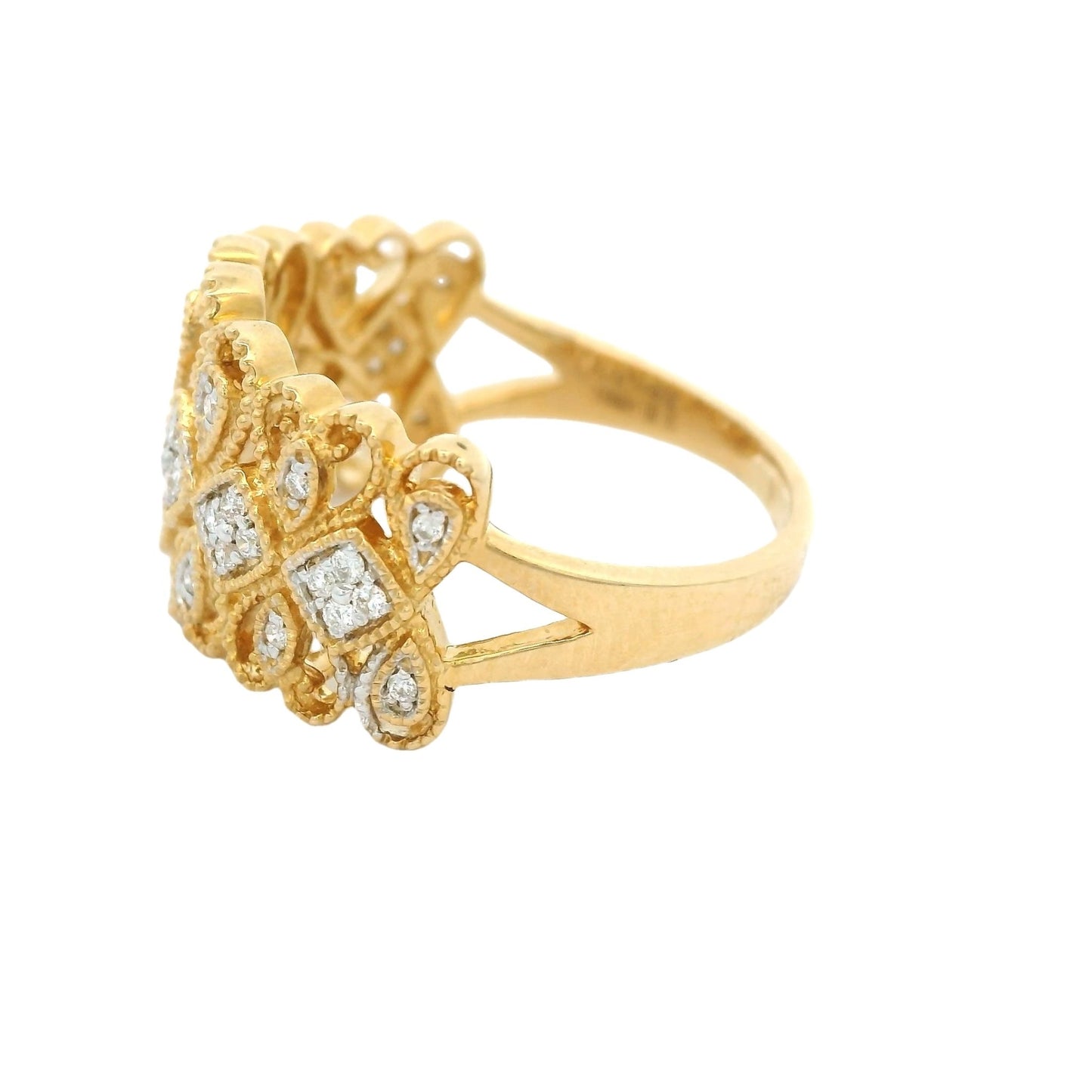 Filigree Diamond Ring - Forever Rox