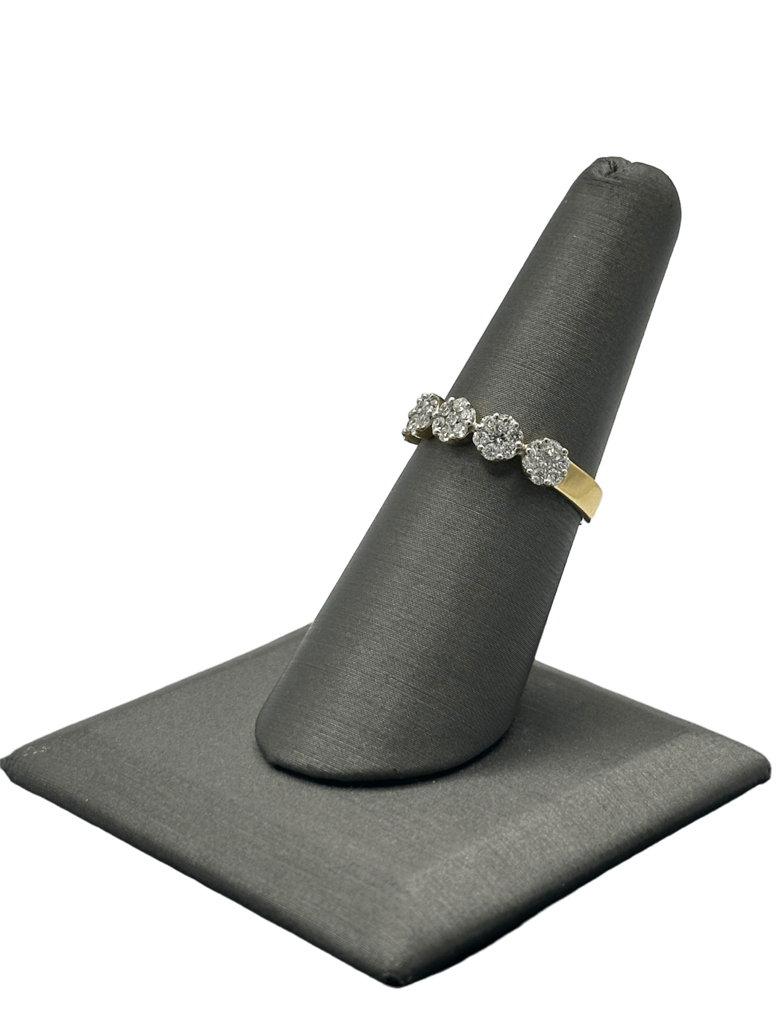 Five Section Diamond Cluster Ring - Forever Rox