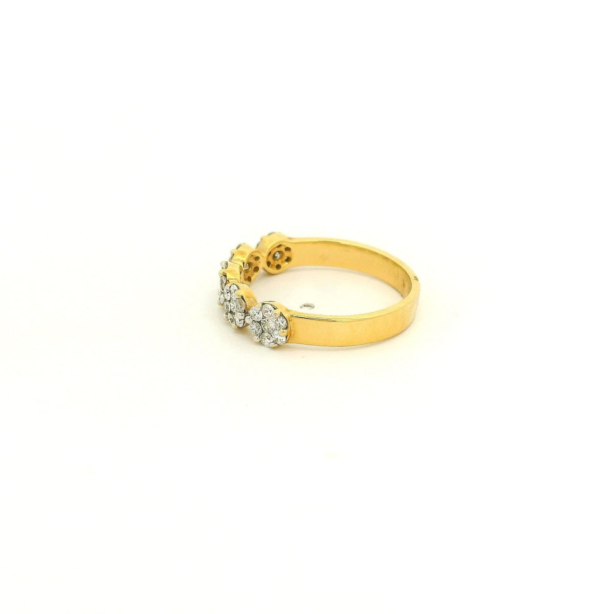 Five Section Diamond Cluster Ring - Forever Rox Fine Jewelry