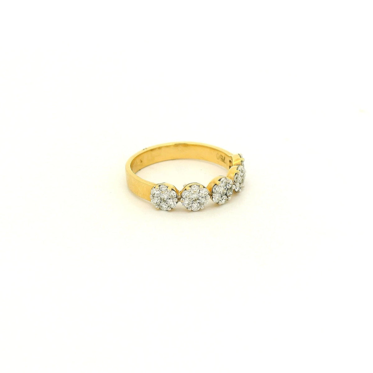Five Section Diamond Cluster Ring - Forever Rox Fine Jewelry