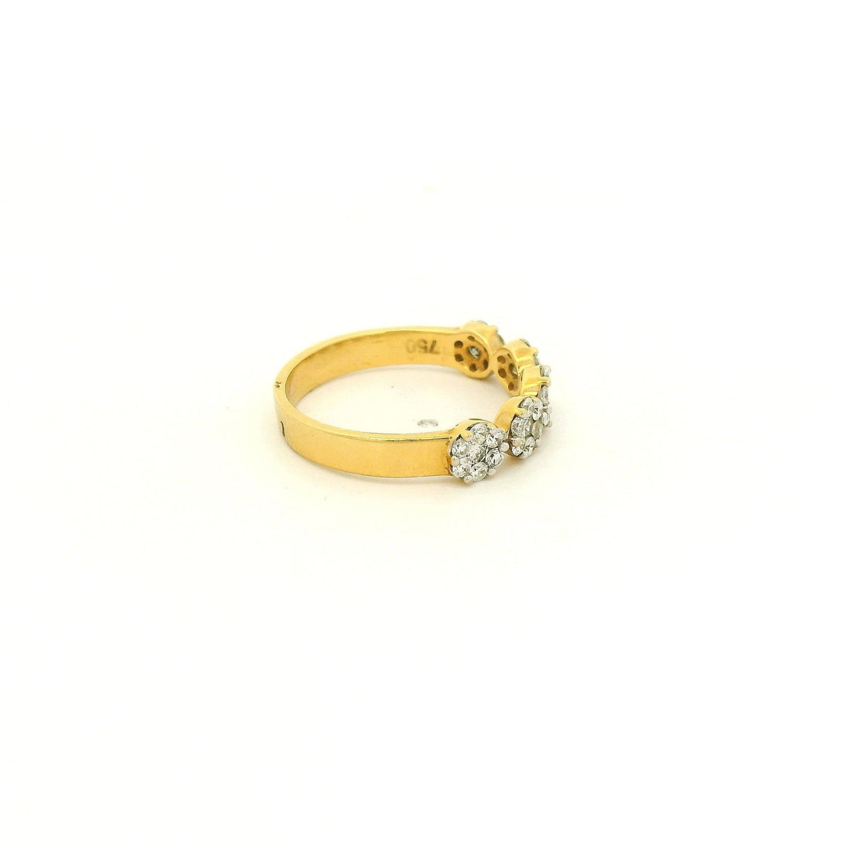 Five Section Diamond Cluster Ring - Forever Rox Fine Jewelry