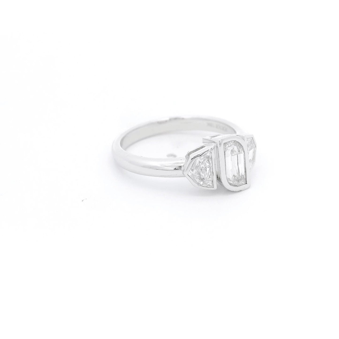 Flame & Cadillac Cut Diamond Ring - Forever Rox