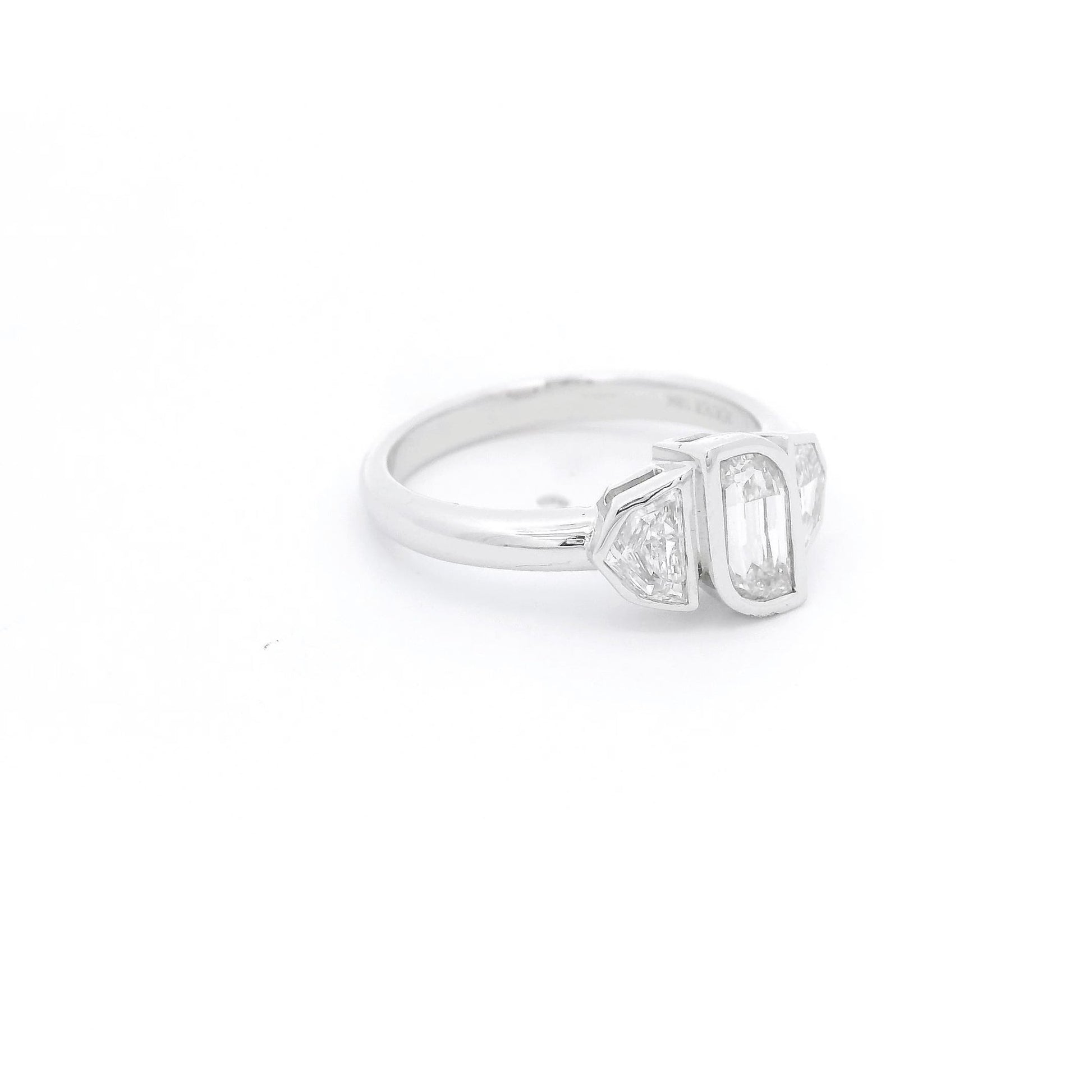 Flame & Cadillac Cut Diamond Ring - Forever Rox