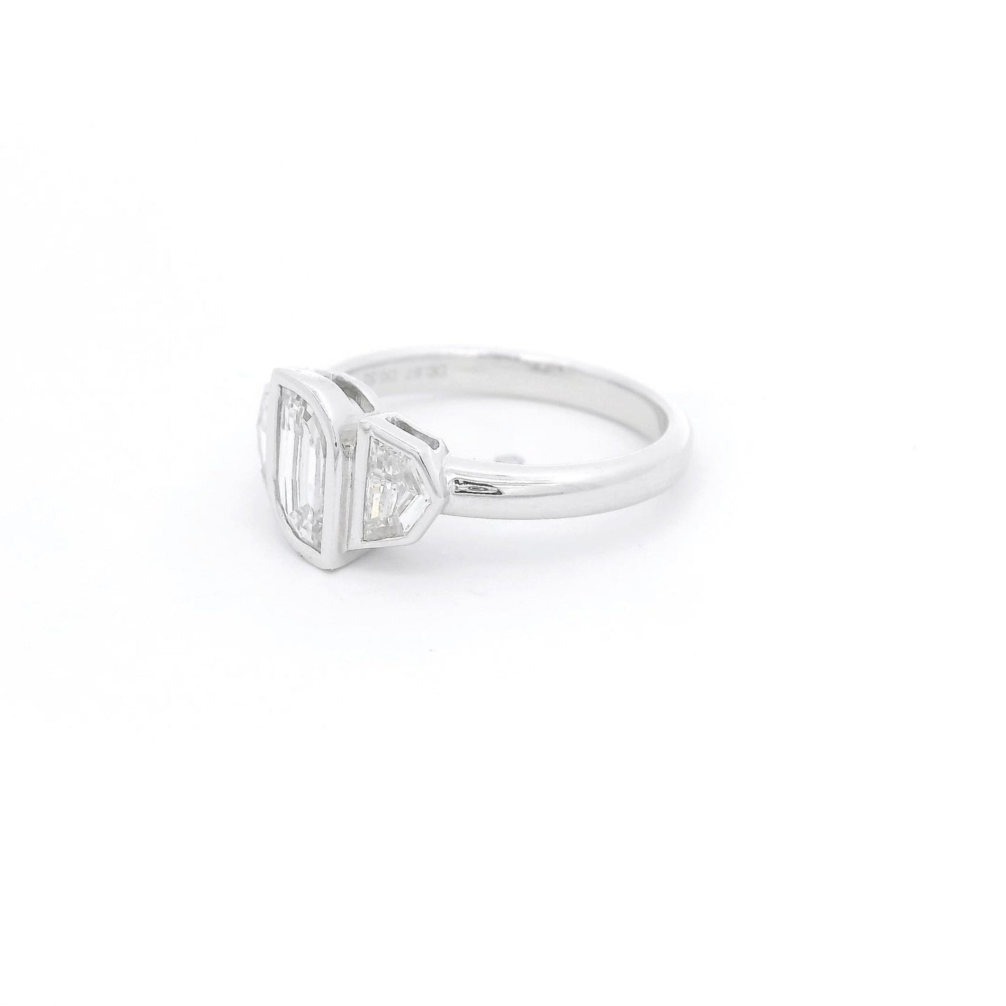 Flame & Cadillac Cut Diamond Ring - Forever Rox