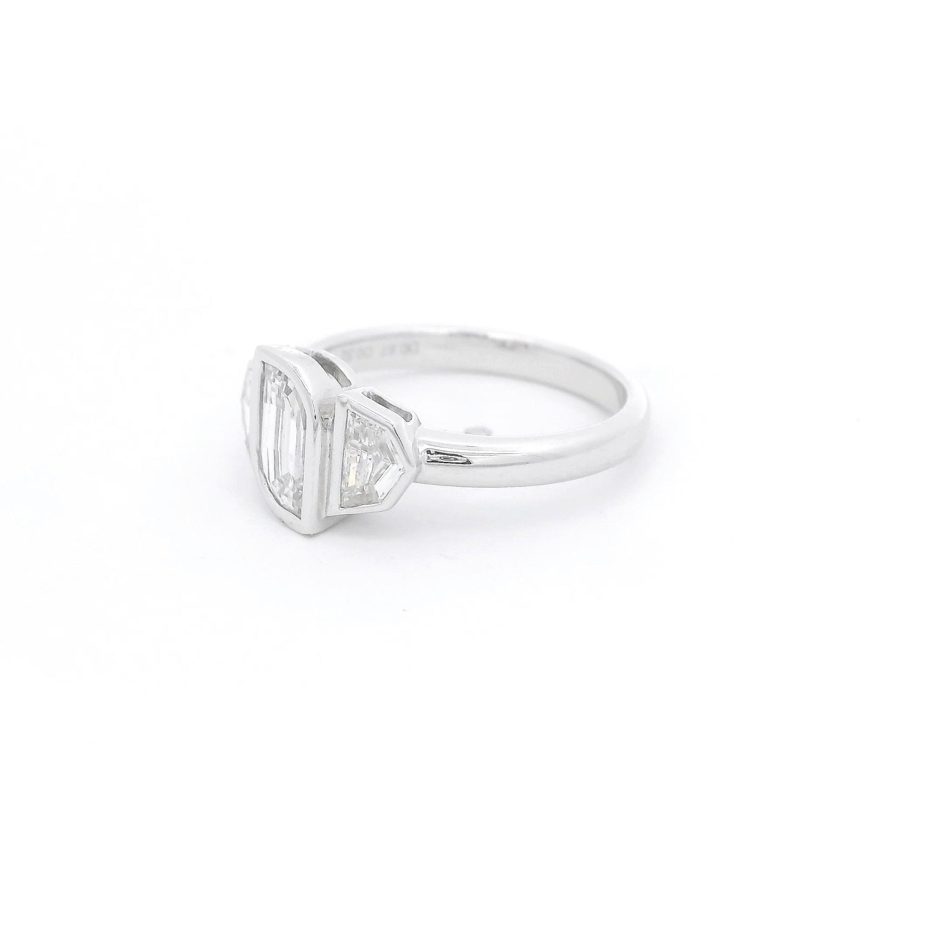 Flame & Cadillac Cut Diamond Ring - Forever Rox