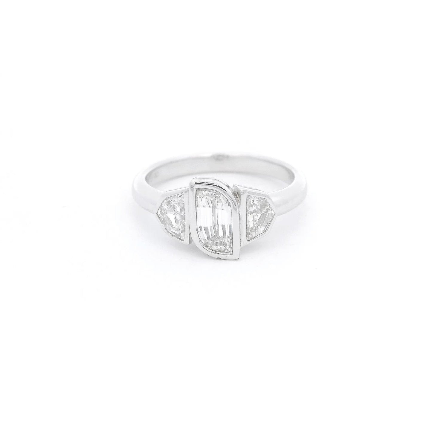 Flame & Cadillac Cut Diamond Ring - Forever Rox
