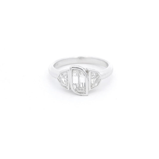 Flame & Cadillac Cut Diamond Ring - Forever Rox