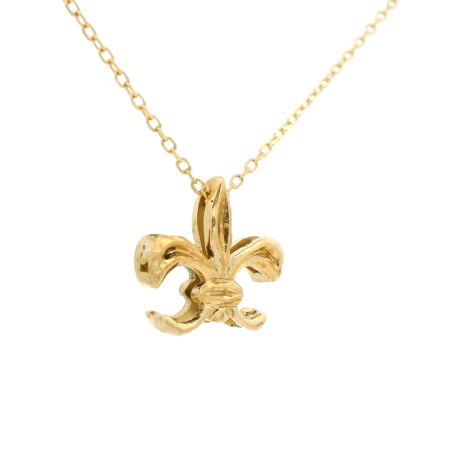 Fleur De Lis Gold Pendant - Forever Rox