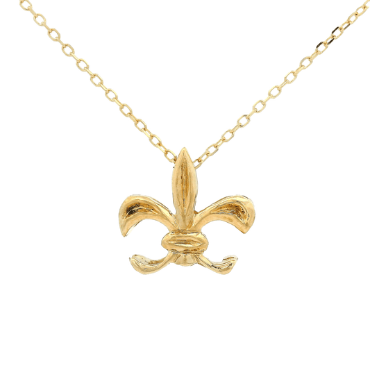 Fleur De Lis Gold Pendant - Forever Rox