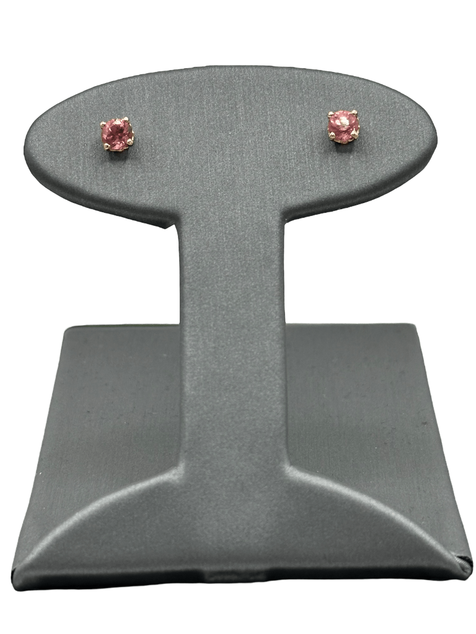 Four Prong Pink Sapphire Studs - Forever Rox