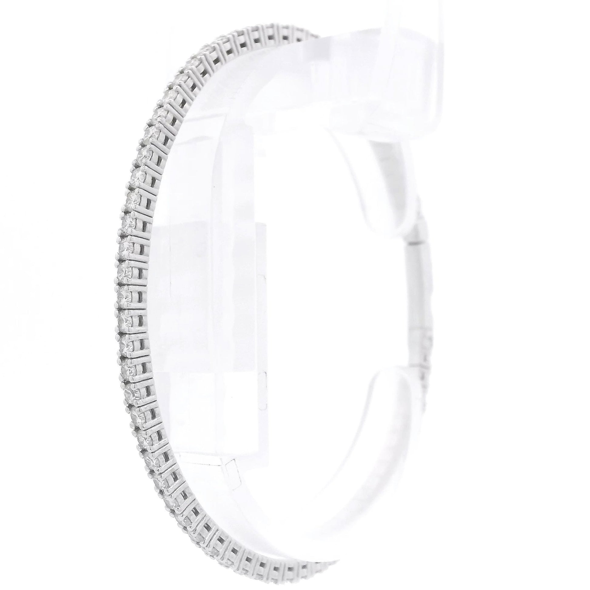 Full Diamond Oval Flex Bangle - Forever Rox