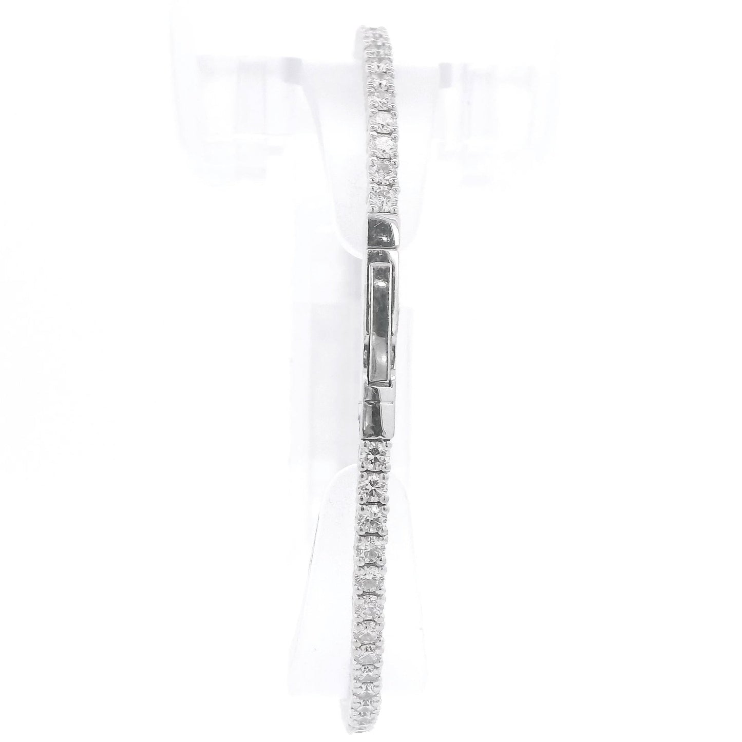 Full Diamond Oval Flex Bangle - Forever Rox