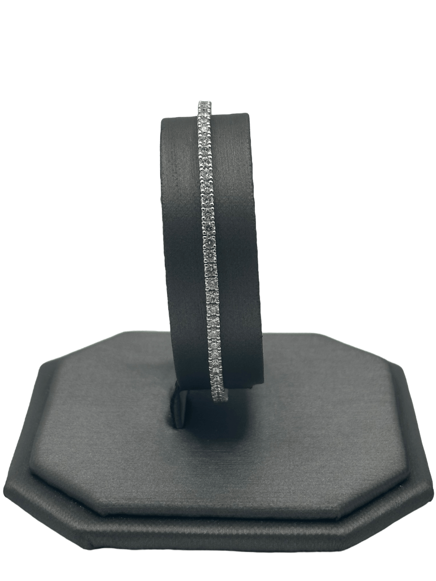 Full Diamond Oval Flex Bangle - Forever Rox