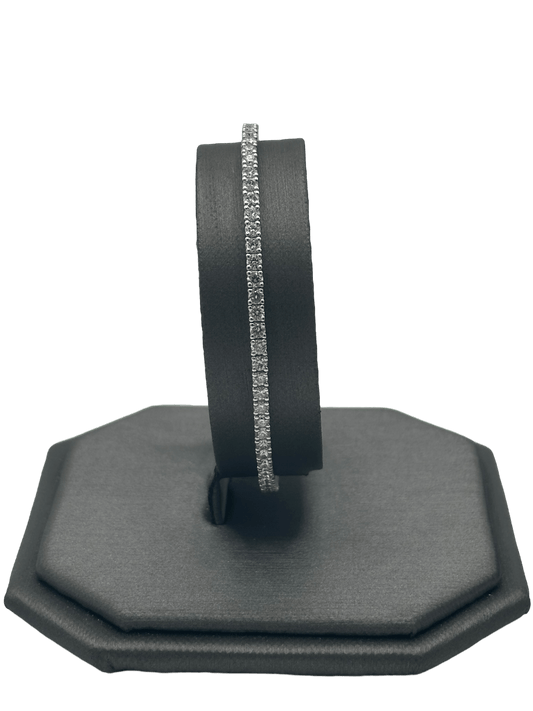 Full Diamond Oval Flex Bangle - Forever Rox