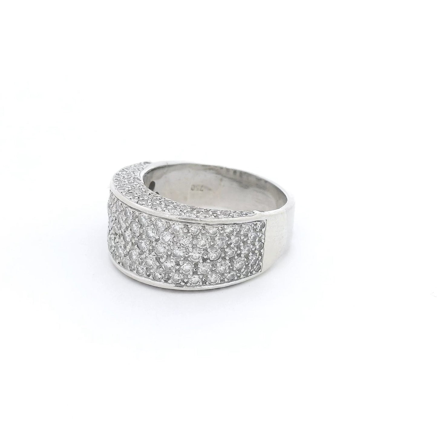 Full Face Pavé Set Diamond Ring - Forever Rox Fine Jewelry