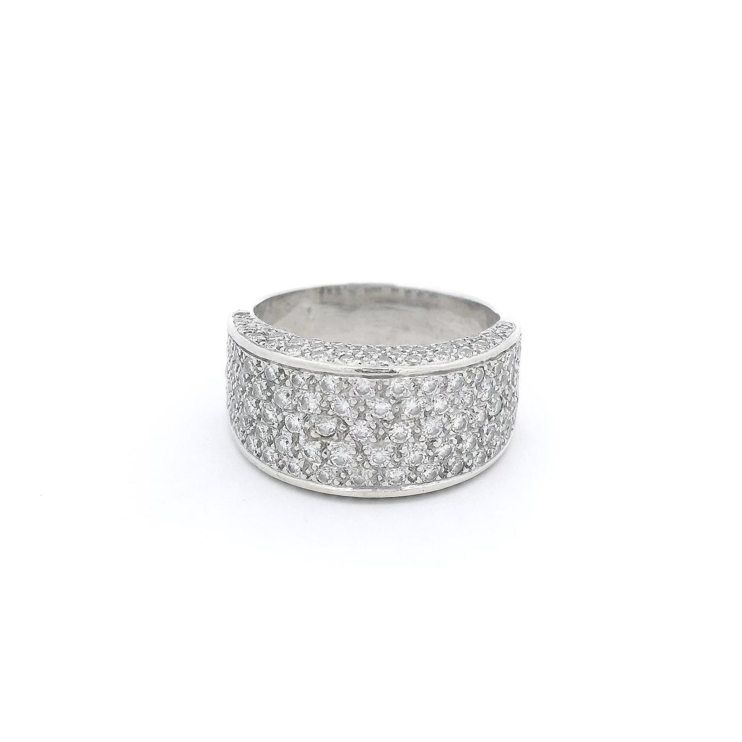 Full Face Pavé Set Diamond Ring - Forever Rox Fine Jewelry