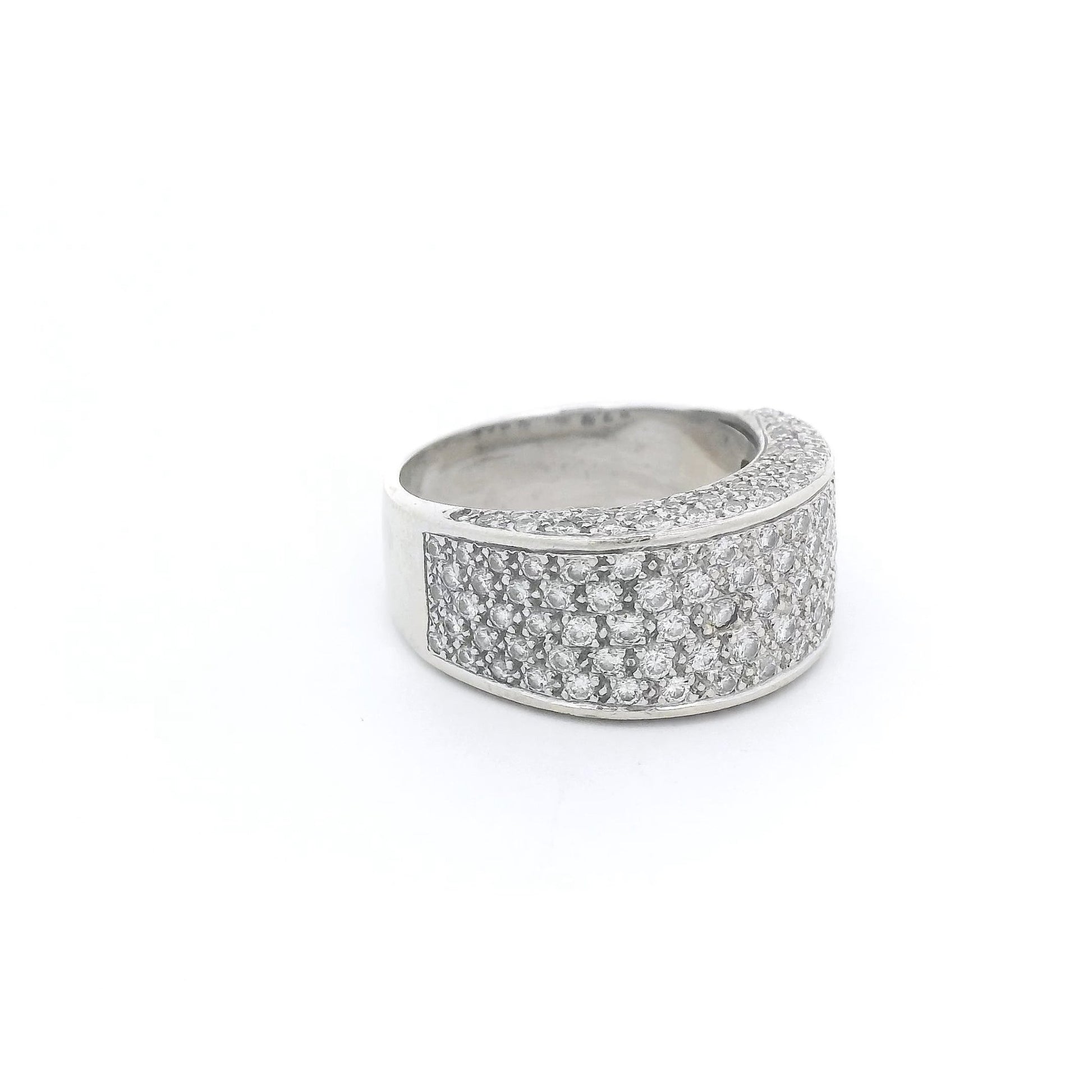 Full Face Pavé Set Diamond Ring - Forever Rox Fine Jewelry