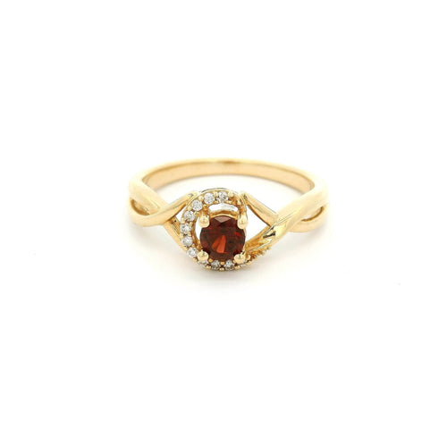 Garnet & Diamond Ring - Forever Rox