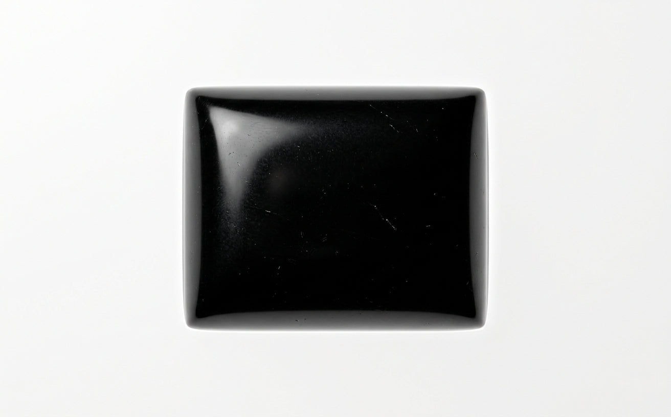 Onyx, rectangle cabochon cut