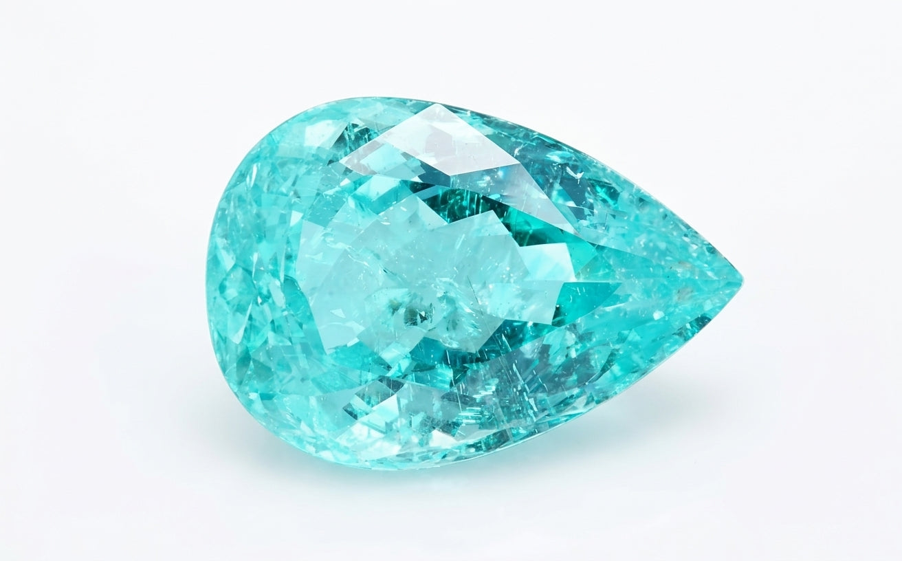 Tourmaline, emerald cut cut