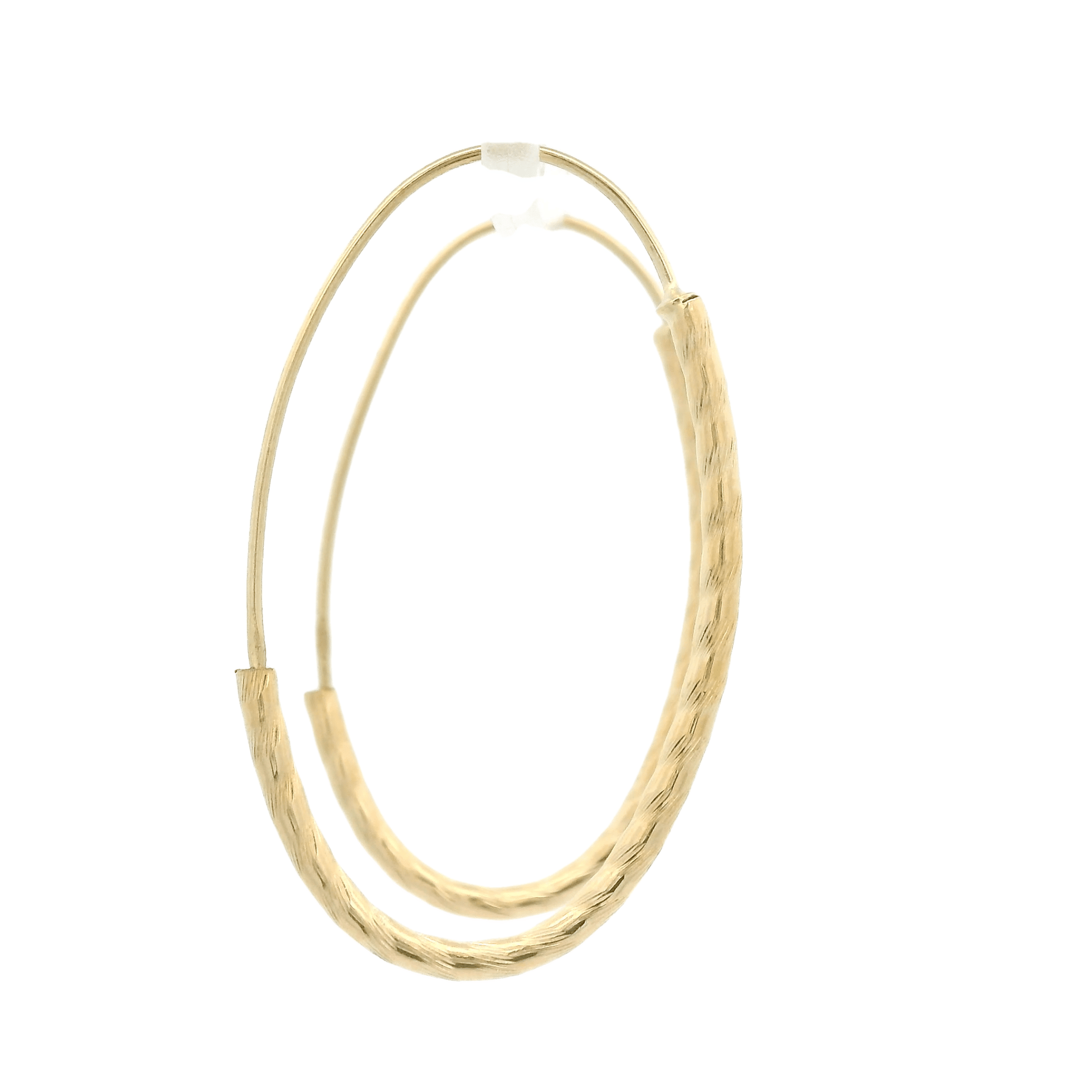 Gold Oval Hoops - Forever Rox