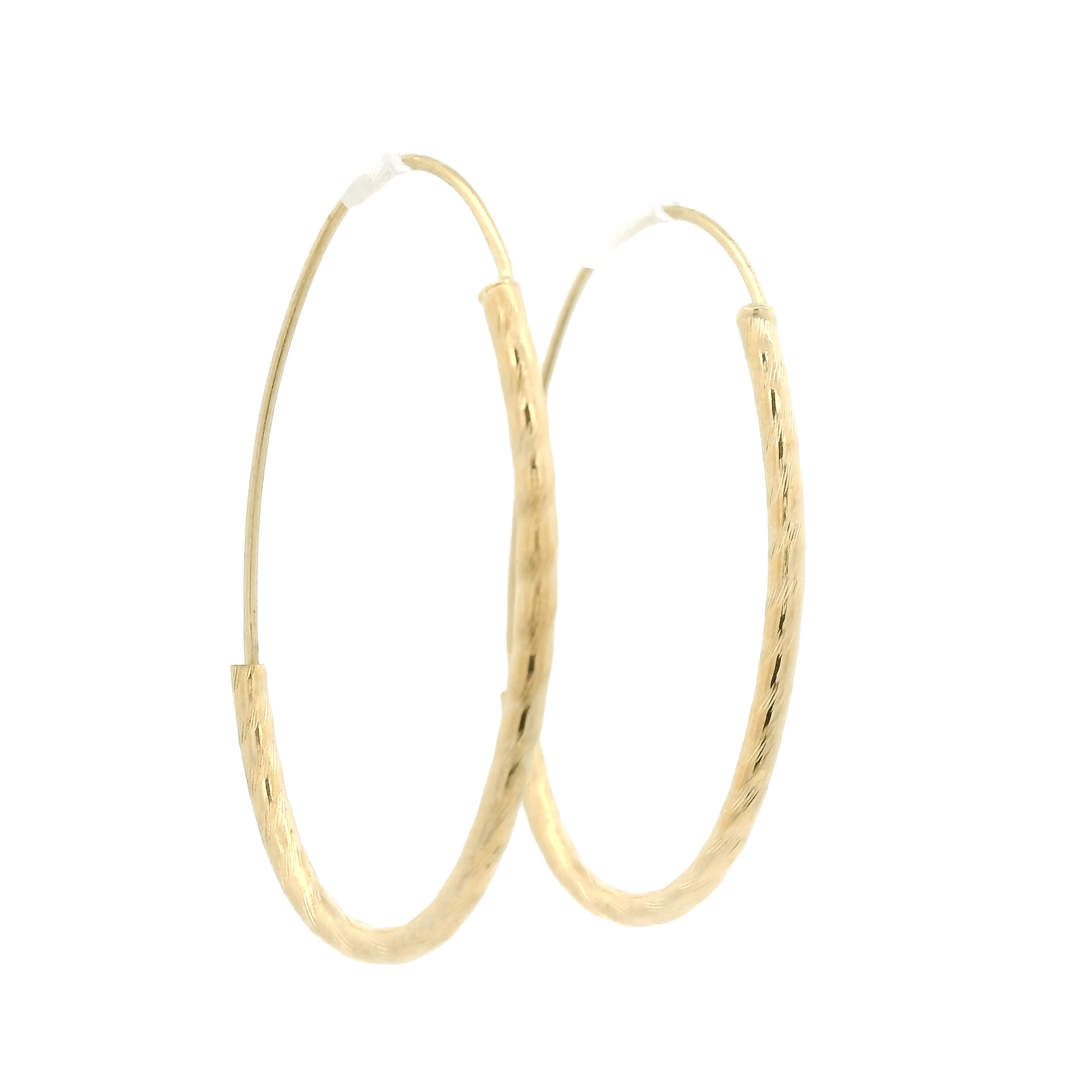 Gold Oval Hoops - Forever Rox