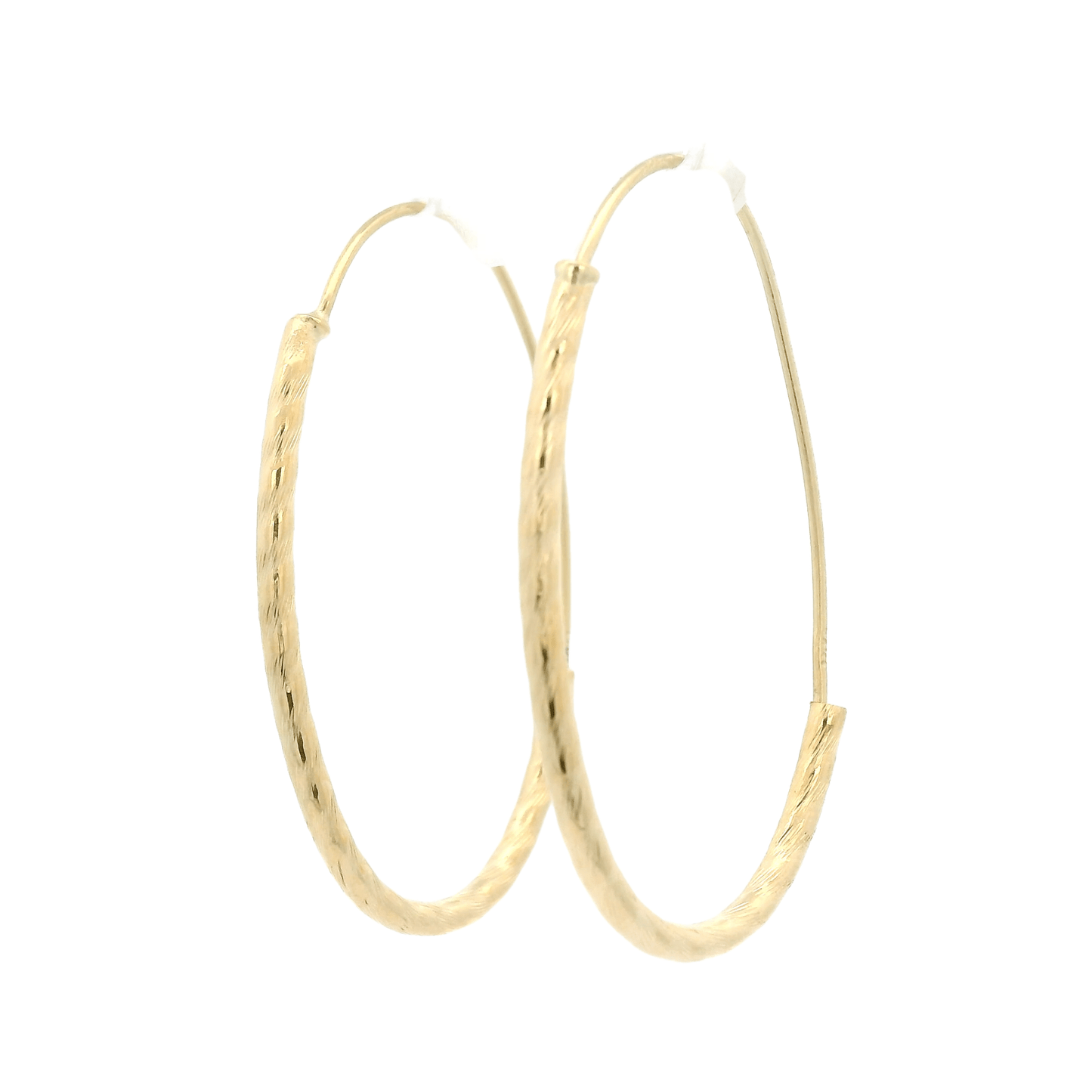 Gold Oval Hoops - Forever Rox