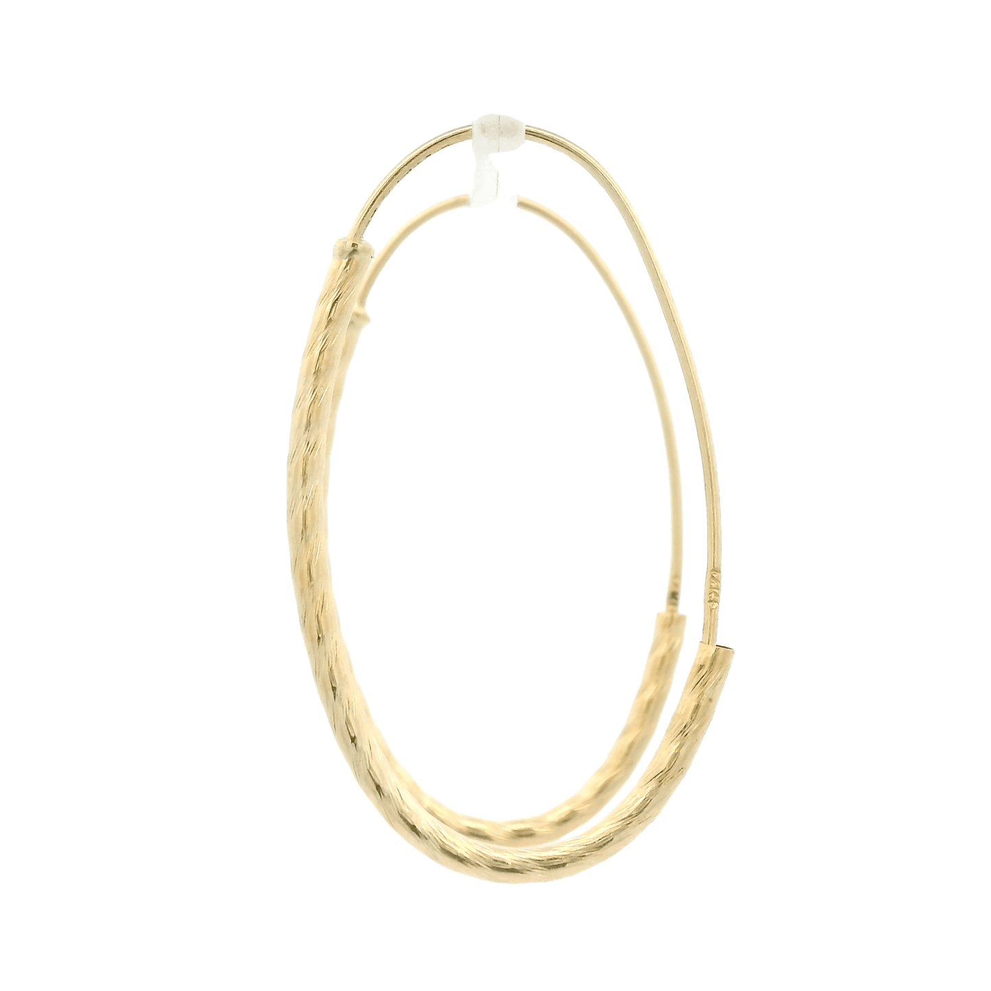 Gold Oval Hoops - Forever Rox