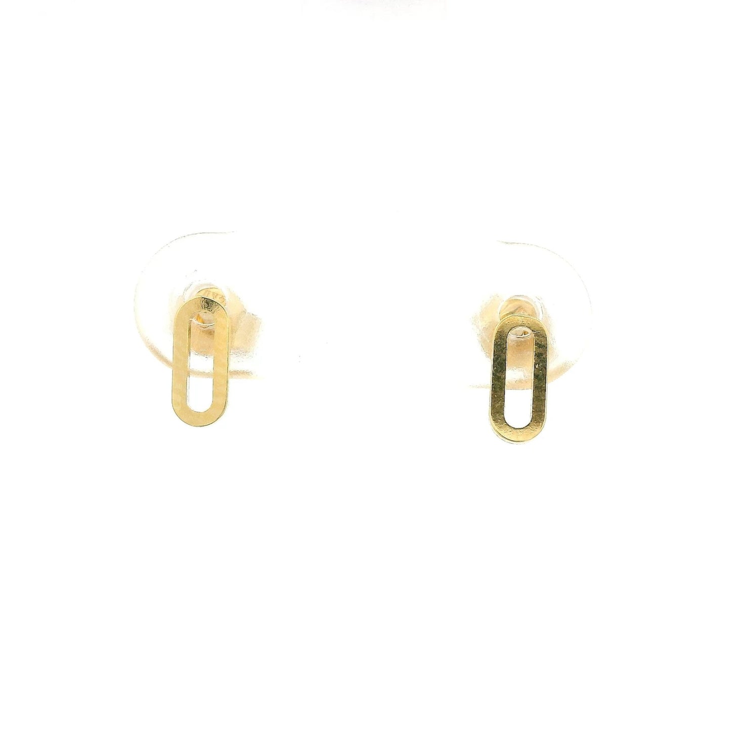 Gold Oval Studs - Forever Rox