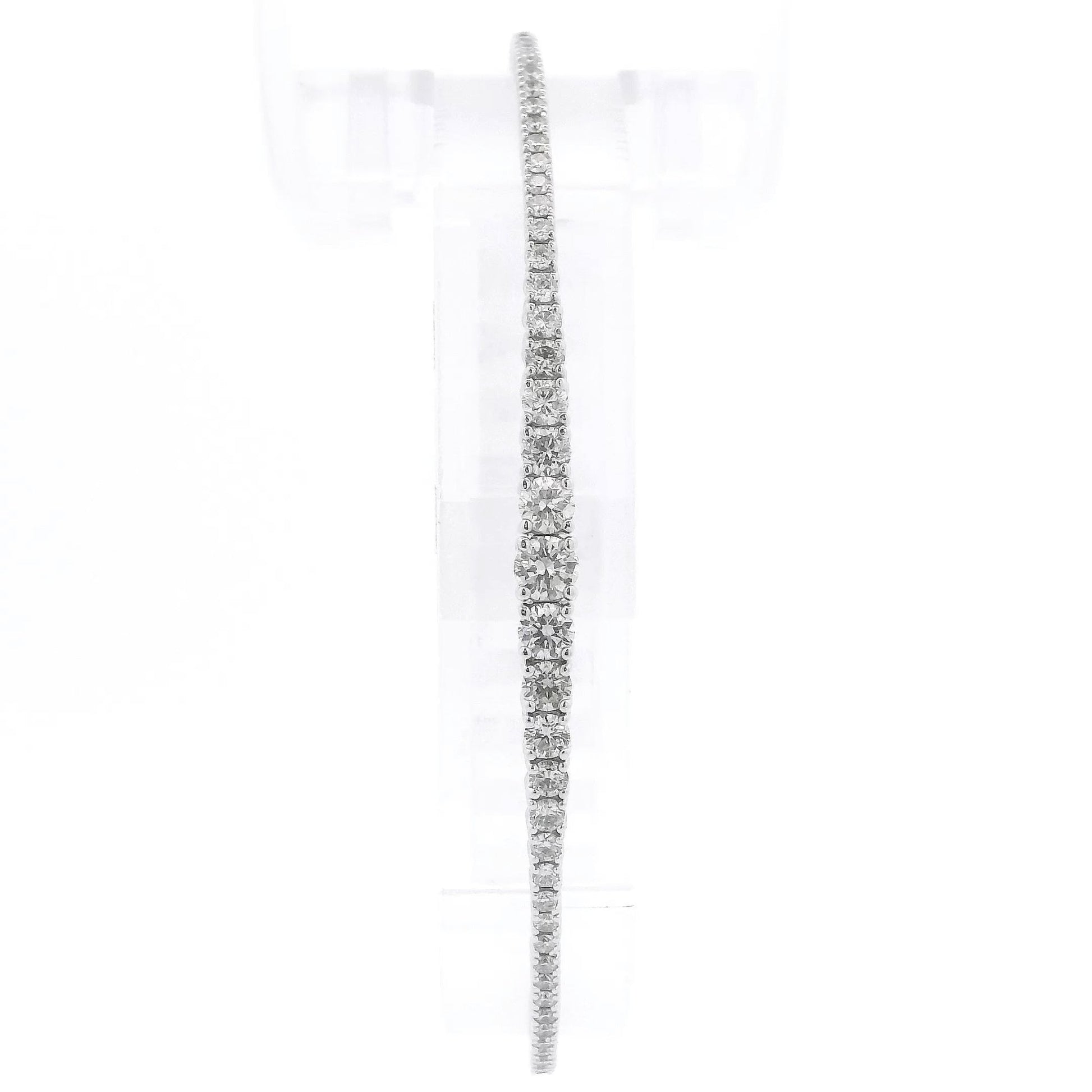 Graduated Diamond Flex Bangle - Forever Rox